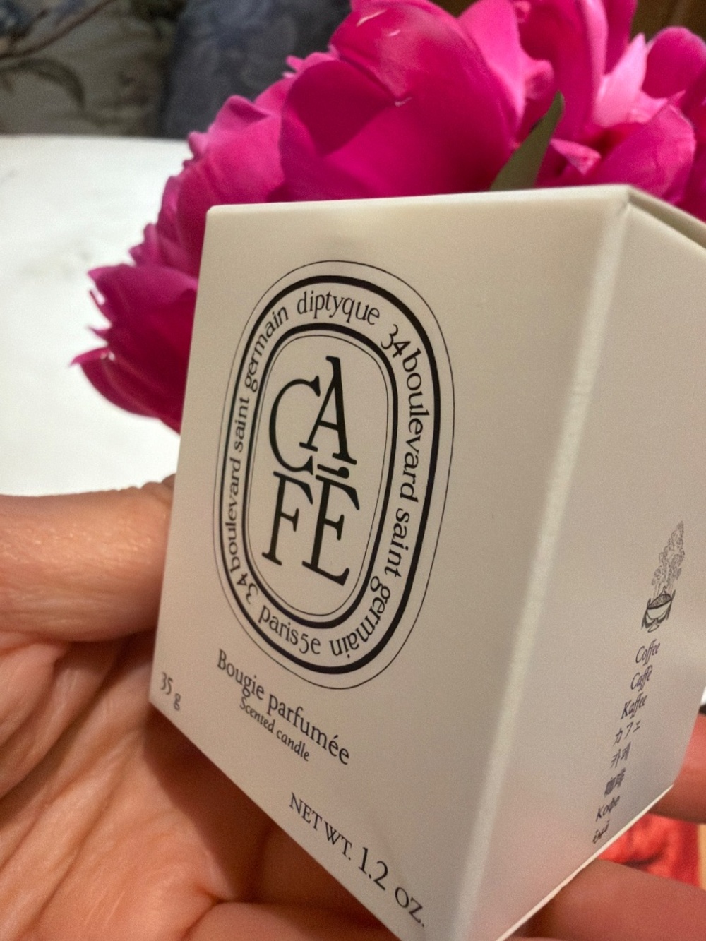 Diptyque Café Candle 35g DIPTYQUE COFFEE CANDLE Diptyque Cafe Candle
